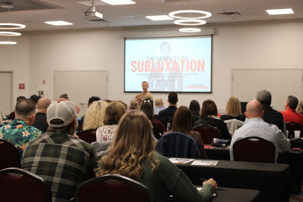 Dr. Ben Lerner teaching on the urgency of subluxation